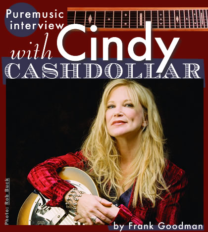 Puremusic interview with Cindy Cashdollar