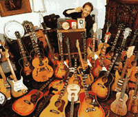 Henry Gross and guitars