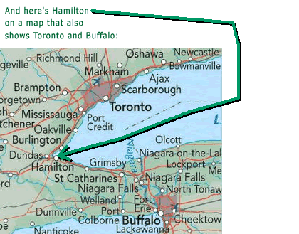 map of hamilton