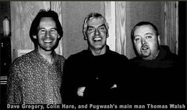 Dave Gregory with Colin Hare and Thomas Walsh