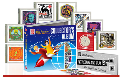 Fuzzy Warbles collector's album packaging