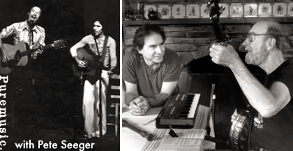 Happy with Pete Seeger