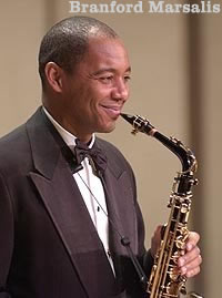 man with saxophone