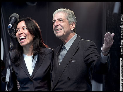 Anjani with L. Cohen