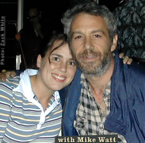 Petra with Mike Watt