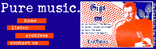 Gig Card Art by Dan Hicks
