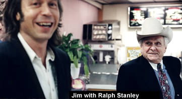 Jim with Ralph Stanley