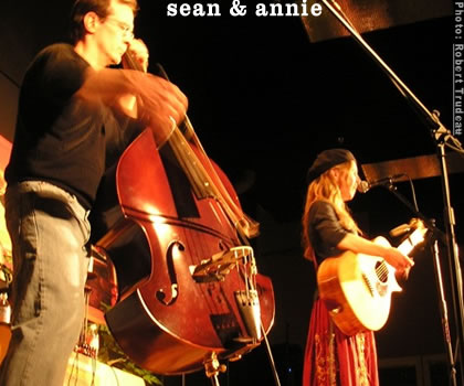 Sean Kelly & Annie Gallup, photo by Trudeau